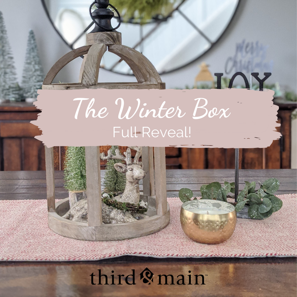 The Winter Home Decor Box 2020 Full Reveal