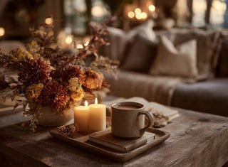 How to Style Your Coffee Table for Fall Nights In
