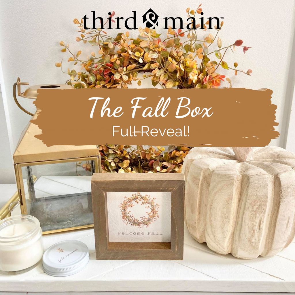 The Fall Home Decor Box Full Reveal