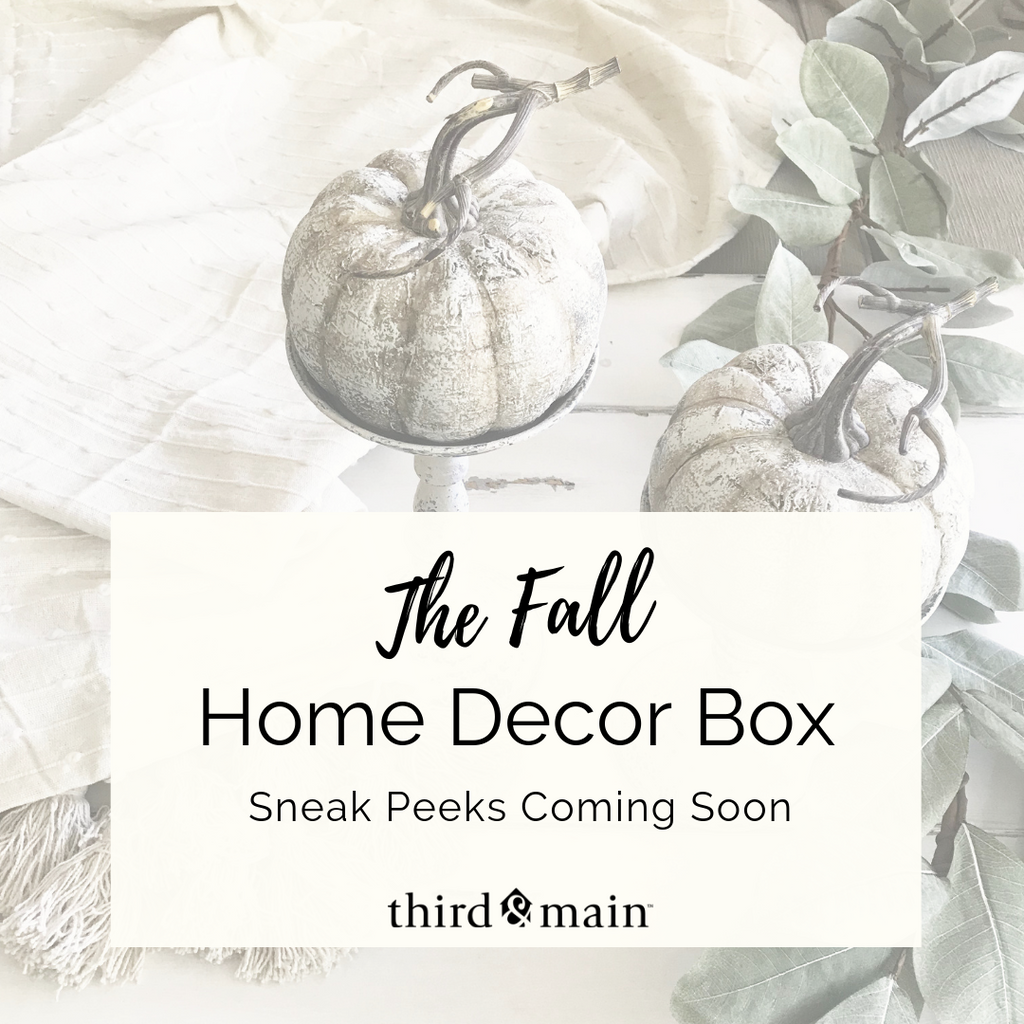 The Fall Home Decor Box Sneak Peeks Are Almost Here!