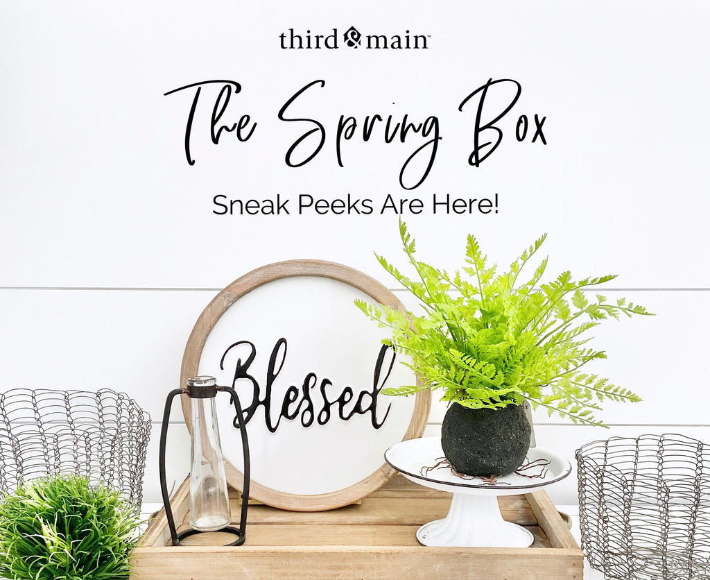 The Spring Home Decor Box Sneak Peeks Have Sprung!