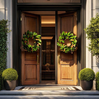 24" Grand Magnolia Leaf Wreath