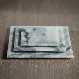 Blended White and Gray 10 inch Square Marble Tray, Third & Main, Home Decor, Serving Tray, Luxury Decor, Luxury Serving Tray, Luxury homes, Contemporary Decor, Versatile Decor, Transitional Decor, Everyday Decor, Spring Decor, Summer Decor, Seasonal Decor