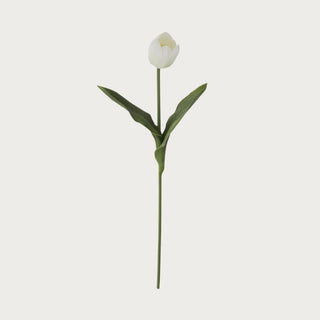 Beautiful 18.5" White True Bloom Floral by Third & Main Real Touch Tulip Stem, Real Touch Floral, Third & Main, Tulip, Floral, Floral Arrangement, Spring Floral, Summer Floral 