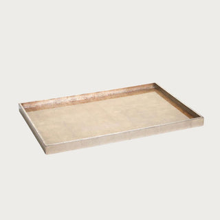 Large Antique Gold and Silver Serving Tray-Decor-Third & Main-Third &amp; Main
