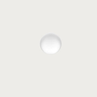 2.75 inch frosted glass sphere with bubbles, Third & Main