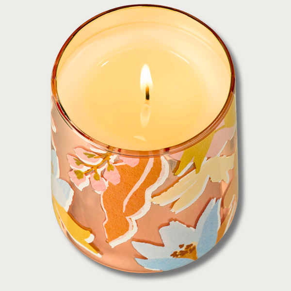 Pearl Glass Candle - Blood Orange Dahlia