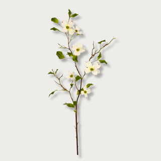 White Dogwood Branch - 41"-Faux Floral-Third & Main-Third &amp; Main