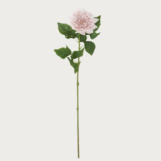 29-inch light pink dahlia stem from True Bloom Floral by Third & Main, ultra-realistic faux flora with real touch petals and natural green leaves, high-end artificial floral stem for home decor.Real Touch, Floral, Spring Floral, True Bloom Floral, Pink Flower 