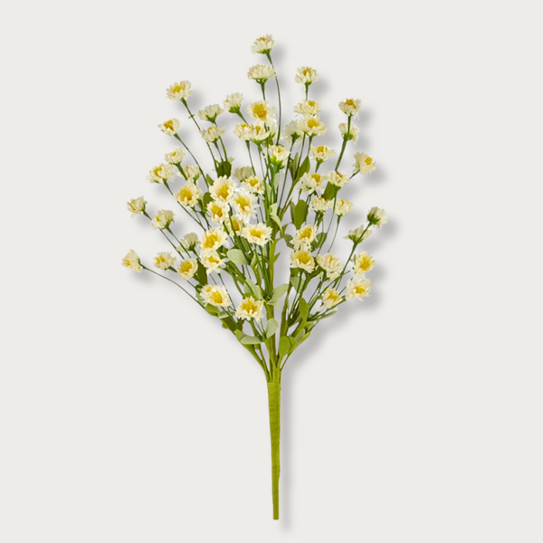 White Wild Flower Bundles - 19" H
