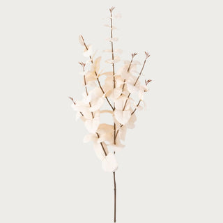 35.5"  Neutral faux eucalyptus branch for fall or year-round decor