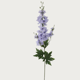 36 inch True Bloom Real Touch Purple Delphinium Stem, lavender-purple faux floral spire, real-touch texture, Third & Main