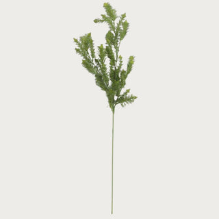 36 inch faux dill spray with feathery green texture used for adding height and movement to modern spring floral arrangements and luxury home styling