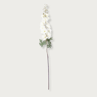 37" White Delphinium Stem-Faux Floral-Third & Main-Third &amp; Main