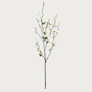 40 inch faux white cherry blossom spray, Third & Main