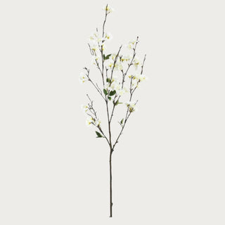 40" Faux White Cherry Blossom Spray, Home Decor, Third & Main, Flowers, Stem, Faux Florals, Floral, Spring/Summer Florals