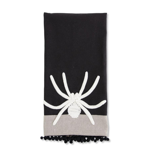 Embroidered Spider Tea Towel