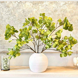 42" Aspen Spray, Faux Floral, Fax Stem, Green, Leaves, Home Decor, Third & Main