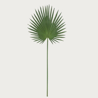44" Tall Green Fan Palm Leaf Stem, Faux Floral by Third & Main