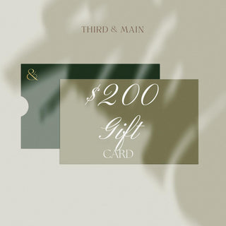 Third & Main E-Gift Card-Gift Card-Third & Main-$200.00-Third &amp; Main