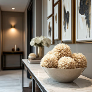 5" Tan Allium Ball
