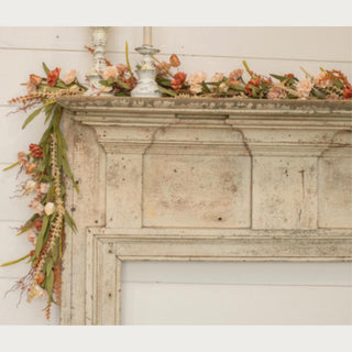 60" Mauve, Pink, Brown and Cream Faux Carnation Garland, Faux Floral, Home Decor, Fall Floral, Fall, Fall Decor, Third & Main