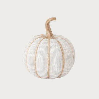 Cream w/ Gold Indian Corn Pumpkins Sold Individually