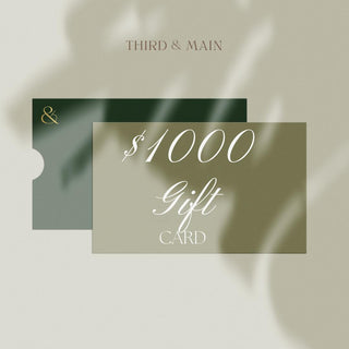 Third & Main E-Gift Card-Gift Card-Third & Main-$1000.00-Third &amp; Main