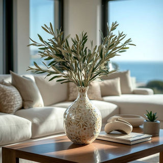 42" Faux Olive Leaf Stem