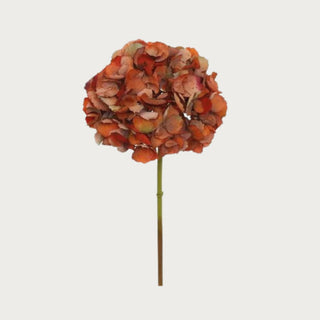 Antique_Brown_20.5_Faux_Dried_Hydrangea stem perfect for fall home decor and floral arrangements 