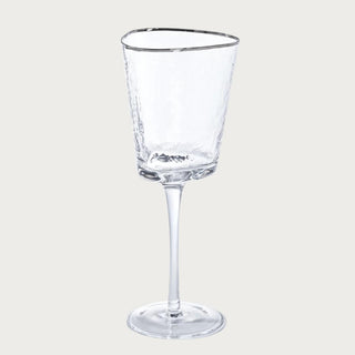 Aperitivo Platinum Rim Wine Glasses (Set of 2), Home Decor, Third & Main, Serveware, Holiday, Christmas, Winter