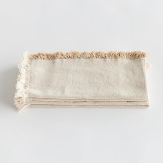 Bring a touch of softness to the table with this set of four 100% woven cotton napkins. Beautiful in tone and texture, the cream/ natural coloring is made to coordinate with any tablescape.
Details:, Dimensions: 18"x18", Color: Natural/Cream, Material: Cotton, Set of Four Napkins, Care & Use: Machine wash cold with like colors, gentle cycle. Do not bleach. Line dry. Warm iron. Do not dry clean.
Third & Main, Home Decor, Textiles, napkin Set of 4, Modern Farmhouse decor, Everyday Decor