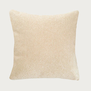 Beige Boucle, Indoor Outdoor Pillow, textile, home decor, Third & Main, Tan, Soft, Square Pillow