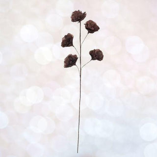 Burgundy Feather floral stem 