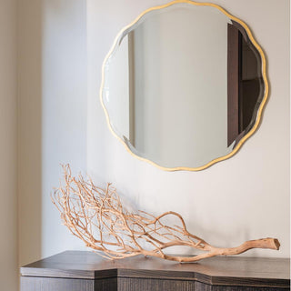 Candice Mirror, Small, Home Decor, Accent Item, Mirrors, Gold Edge, Third & Main, Luxe, Luxury 