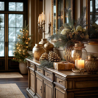 Large Decorative Slanting Pinecone