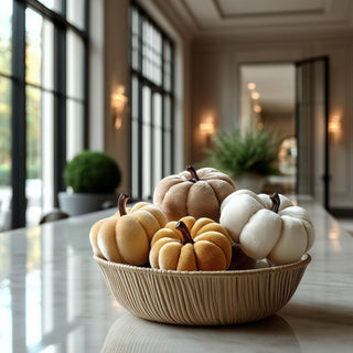2 Inch Velvet Filler Pumpkins- Sold Individually  (Choose Your Color)