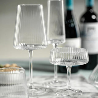 Fluted Wine Glass, Cocktail Glasses, Wine Glasses, Fluted Glassware, Third & Main, Home Decor, Kitchen and Dining