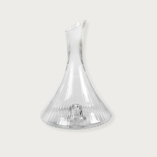 Flutled Glass Decanter, Cocktail Glasses, Wine Glasses, Fluted Glassware, Third & Main, Home Decor, Kitchen and Dining