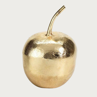 Golden Aluminum Apple Sculpture, Fall Decor, Fall, Apple, Third & Main, Home Decor, Autumn, Accent item