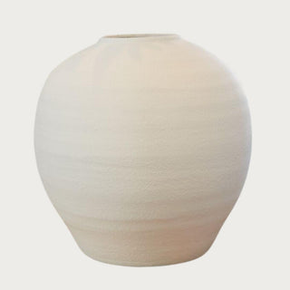 Large  Konos Vase, Third & Main, Home Decor, White, Fall Decor, Cement, Concrete,