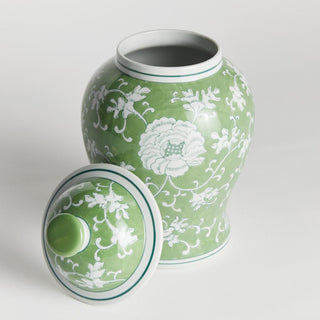 A classic chinoiserie jar in shades of green & white. Ginger Jar, Modern Traditional Decor
Third & Main, Home Decor Spring Decor, Everyday Decor, Ceramic, 