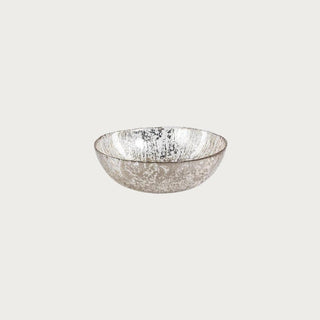 Luminara Fusion Glass Shallow Bowl Golden Silver,Home Decor, Third & Main, Winter Decor, Christmas Decor, Holiday Decor, Winter Wonderland, Serveware