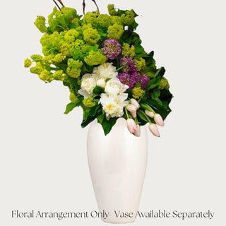 Luxury Premade Spring Floral Arrangement Vase Only, Third & Main, Luxury Premade Floral Arrangement - Floral Only, Luxury Home Decor, Luxury Decor, Premade Floral 