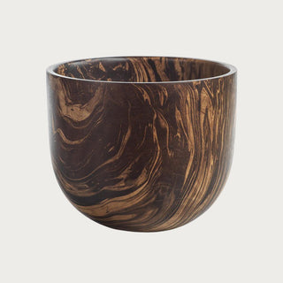 Marbleized Mango Wood Bowl, 11.75 in H x 10 in W, Luxury Mango Wood, Luxury Fall Decor, Versatile Fall Decor, Contemporary Fall Decor, Modern Farmhouse Fall Decor, 