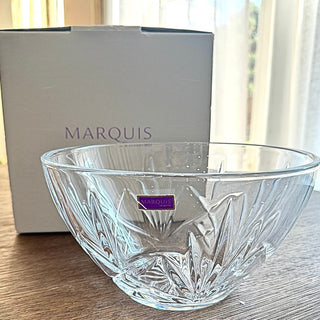 Marquis by Waterford Brookside 10" Crystal Bowl New in Box with tags by ReVive Decor