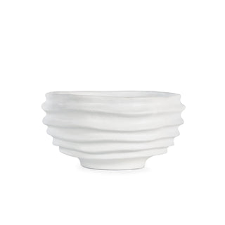 Regina Andrew 13" Nabu Metal Bowl, Home Decor, hird & Main, Accent Bowl, Serveware, White Bowl, Texture