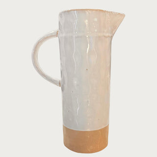 New Without Tags Ceramic Pitcher/Vase Beige, Third & Main/ReVive Decor, Decor, Home Decor, Pitcher, Vase, Up Cycle, Consignment