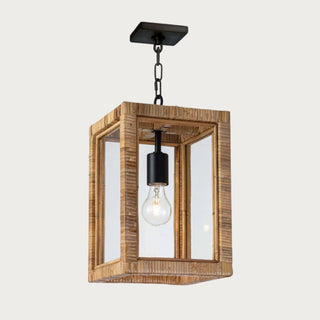 Newport Lantern- Small, Wooden, Lighting, Lights, Home Decor, Third & Main, Black, Modern Farmhouse