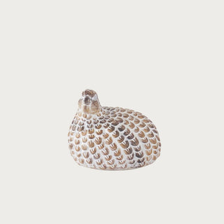 ReVive Decor New Without Tags Small Decorative Whitewashed Resin Quail  perfect for fall decor- home decor item